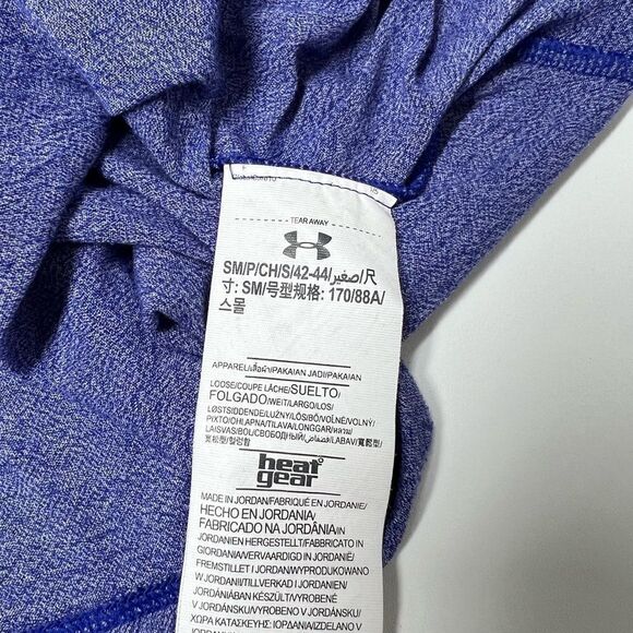 Under Armour Threadborne Loose Fit Blue Shirt size S - Picture 3 of 5